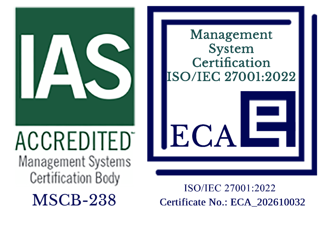 ISO/IEC 27001:2022 certified by Exquisite Certification and Audit Limited, certificate ECA_202610032